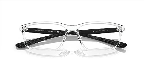 Image of Armani Exchange mens Ax3108u Universal Fit Square Prescription Eyewear Frames
