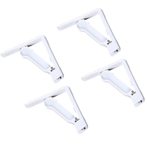Homoyoyo 4 Pinzas Ajustables para Manteles Sujetamanteles Portátiles para Mesa Color Transparente Adecuado para Picnic Fiestas y Bodas Casa
