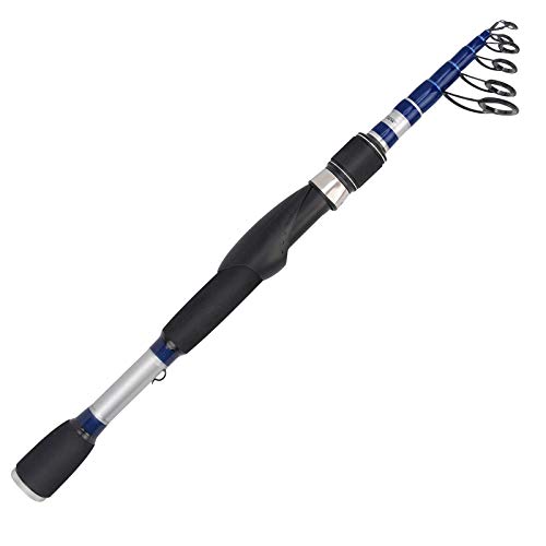KastKing Compass Telescopic Fishing Rods and Combo, Sensitive Graphite Composite Blank, Easy to Travel, Packs to Just 17″ in Length, Stainless Guides and Ceramic Rings, Combos w/ 4+1BB Spinning Reel