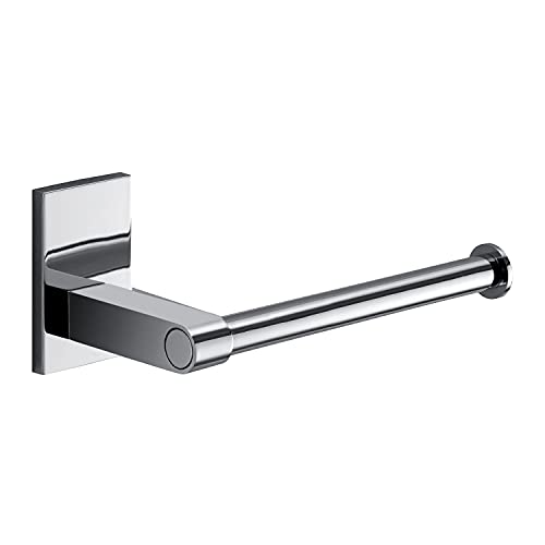 GEDY G-Singapore Porta Rotolo Carta igienica, Colore Cromo, Componenti Realizzati in Acciaio Inox e Cromall, Garanzia 10 Anni, Misure 6 x 15 x 6,6 CM, Design R&S Inossidabile, Cromato, Unica