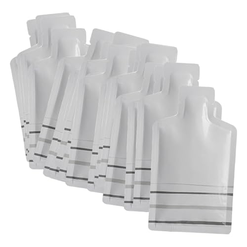 Bolsas de muestra de champú termosellables pack de 100 unidades rellenables antifugas con punta 8