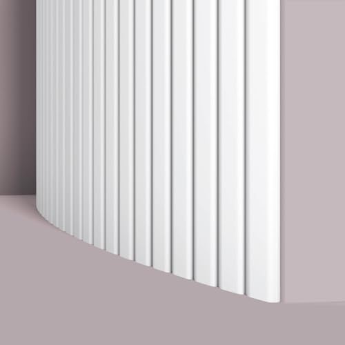 Panneau mural CANELE L FLEX pour habillage de mur courbe