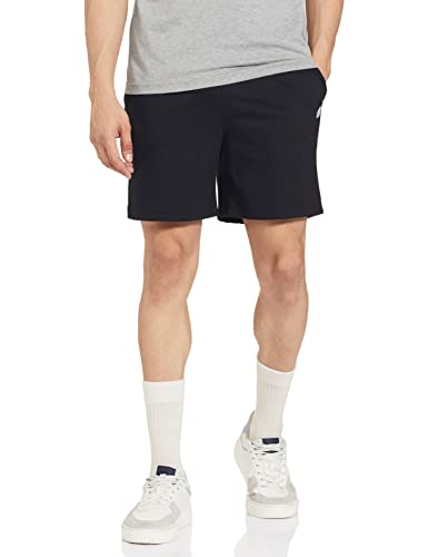 Max Men's Regular Fit Solid Lounge Shorts (Black_M)