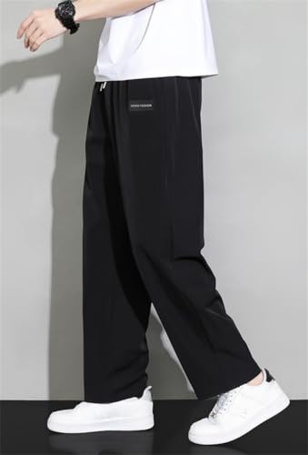 Aerostrides Pants Men, Aerostrides - Pull on Waffle Stretch Casual Pants, Soft Breathable Loose Lightweight Elastic3