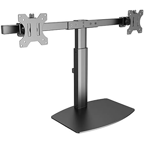 RICOO Monitor Halterung Tisch Gasdruckfeder für 17-34 Zoll, VESA Tischhalterung, Monitorarm TS4111, Monitorhalterung 2 Monitore Arm Bildschirmhalterung Bildschirm Halter, Arme für Computermonitore Cover