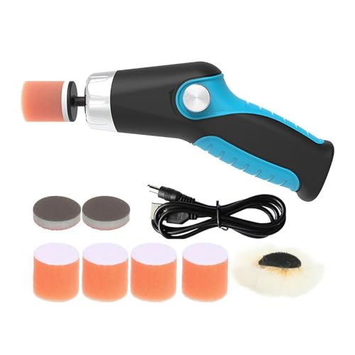 Máquina pulidora inalámbrica portátil, Mini herramienta de pulido, pulidor de coche, encerador, limpieza, pulido, encerado, reparación de arañazos, herramientas