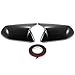 Side Mirror Cover Caps Carbon Fiber Gloss Trim for 2015-2024 Ford Mustang GT/Ecoboost/Shelby Car Aesthetic Decorations Exterior Mods Tuning Parts - Without Mirror Turn Signal Cutout