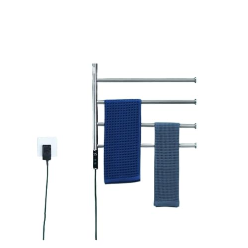 Sèche-serviettes carbone rotatif programmable pour chauffage de salle de bain