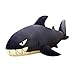 Cuscino Peluche, Shark Morbido Peluche Peluche Sleeping Pillow Pillow Boy Great White Shark Doll Doll Regalo (Color : Dark Blue, Size : 80cm)