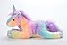 The Petting Zoo Unicorn Stuffed Animal Plushie, Ombrez Wildlife Animals, Rainbow Unicorn Plush Toy 16 inches