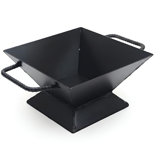 Image of 100% Iron Hawan Kund for Home Puja and Hawan Purpose & Pooja Purpose (Size: 8 Inch, Weight: 1.5 kg)