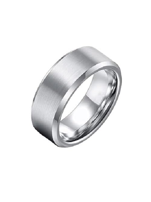 DF Store Black Rings for Men and Boys | Rings for Men | Band Shaped Mens Ring | Stainless Steel Rings for Men (Silver, 21) (B0D586DPRD) Amazon Price History, Amazon Price Tracker