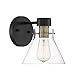 Willow Creek 7 1/2" High Matte Black Wall Sconce