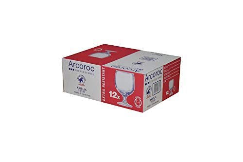 Arcoroc - Lot de 12 Verres à Pied Amélia 16 cl