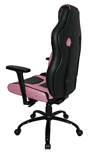 Cadeira Gamer com Almofada Linha Gamer Racing Rosa