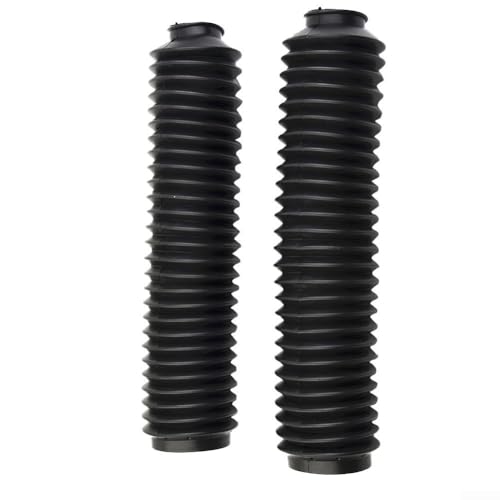 Guêtres de fourche avant de moto en caoutchouc 230 x 70 mm - Joint de protection compatible avec CRF230F CRF150F XR230 SL230 NX250 SEROW250 Dirt pour vélo et VTT suspension