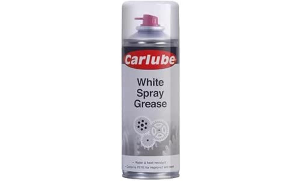 Carlube White Spray Grease Lubrication Aerosol Water Heat Resistant 400ml