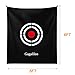 Gagalileo Golf Target Cloth: 5x6FT Protective Net Portable Easy Setup with Ropes Indoor Outdoor Practice All Golfers Training Accuracy for Backyard Garage