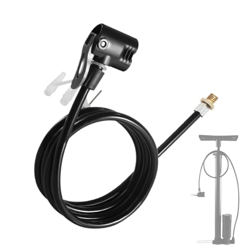 Inflator Extension Tube - Air Pump Replacement Hose, Anti-Freeze Heat-Resistant Rebound Inflator Hose | Leakproof 80cm/125cm Air Pump Hose, Air Pump Accessories for Mattresses Bicycles Most Air Pumps