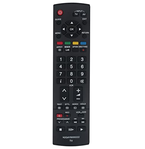 Replacement Remote Control N2QAYB000222 Fit for Panasonic LCD TV TX-26LXD8 TH-42PZH8FV TH-46PZH8FV TX-32LED7FM TX-32LED8F TX-32LED8FS EUR7651110 TX-26LED8F TX-26LED8FS TH-42PZ8E TH-46PZ8E - Image 4