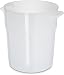 Plastic Dough Rising Bucket & Storage Container with Lid