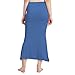 Jaanvi fashion Women's Cotton Blend Saree Shapewear Petticoat for Women, Cotton Blended,Petticoat,Skirts for Women,Shape Wear Dress for Saree Shaper (fish-shapewear-sapphire-blue-l)
