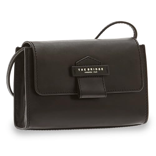  The Bridge Borsa Tracolla Cernaia 44301001 Camera Bag Donna 100% Pelle Nero