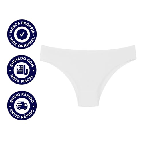 Kit C/Seis Calcinhas de Algodão Tamanho:G;Cor:Sortido