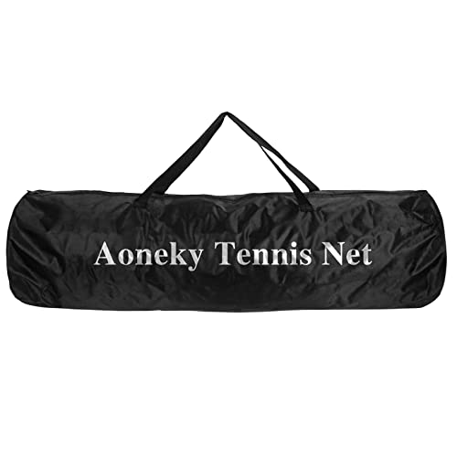 Aoneky 42 FT Tennis Net Replacement, Heavy Duty 2mm Twisted Polyethylene Outdoor Net with Vinyl Coated Steel Cable for Permanent Court - image 7