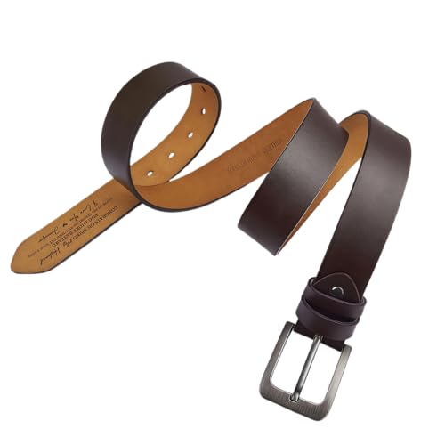 Personalized Gift for Men - unique engraved gift for him,Custom Engraved Text Genuine Leather Belt for Father's Day,Personalized Mens Leather Belt for Dad