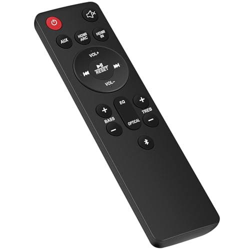 Télécommande pour barre de son Onn 100008866 100027812 100023515