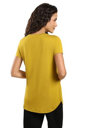 Image of Van Heusen Women's Cotton Regular Fit T-Shirt
