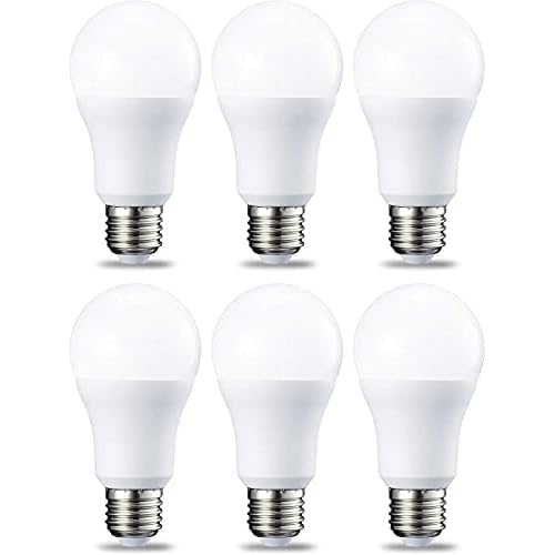 AmazonBasics E27 LED Lampe, 10.5W (ersetzt 75W), warmweiß, 6er-Pack