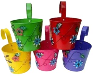 Multi Colour Designer Hanging Blossom Pot (B09KH4XYD3) Amazon Price History, Amazon Price Tracker