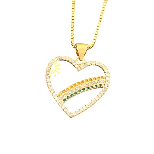 Strass de Coeur coloré de luxe pour femme : accessoire Cardia étincelant