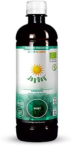 Joy Day Probiotic Drink Concentrate Mint | 500 ml | 600 Million Live Probiotics Bacteria | 15 Health Strain with Lactobacillus Acidophilus, Lactobacillus Rhamnosus Advanced Multi Bacteria
