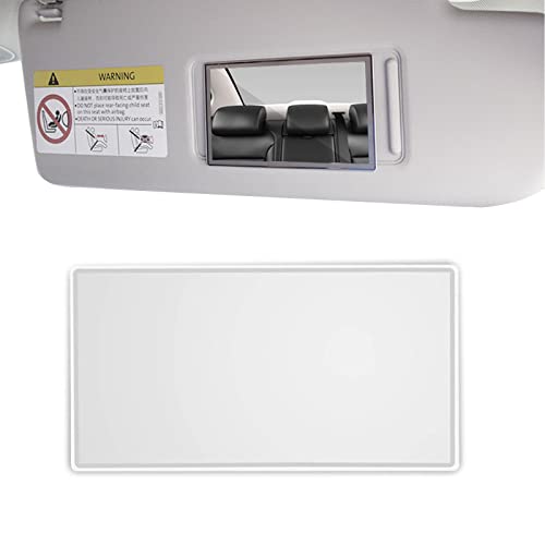 Miroir de Maquillage de Voiture,Miroir Pare Soleil Voiture,Miroir de Courtoisie de Pare-Soleil,...