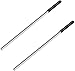 G.A.S Hardware Garage Torsion Spring Replacement Winding Rods Bars Set with Rubber Handles for All Garage Doors - 18