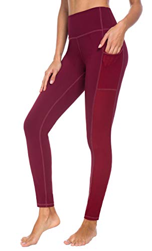 Flatik Sporthose Damen Sport Gym Yoga Laufen Fitness Leggings Hose Taille mit Taschen XL Cover