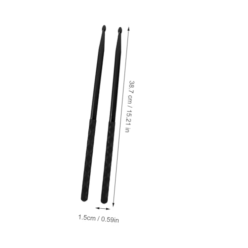 3 pares de baquetas de nylon con cubierta antideslizante miniatura 2