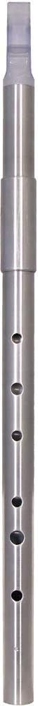 Chieftain Whistles Optima Tenor D Whistle - silver