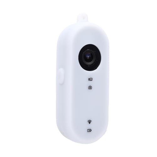 SENECESLI Cámara de Acción de Pulgar de 64 GB 1080p, Mini Cámaras de Carrocería, Cámara Deportiva Portátil de Gran Angular con Diseño Antihaceo, Cámara de Cámara Corporal para Trabajo en