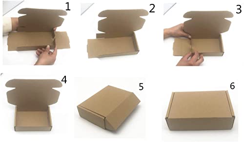Image of Black Cardboard Shipping Box 14.2x10x4.7 inch 10 Pack | Corrugated, Inside Size: 13.5x9.8x4.6 inch, Packaging Storage