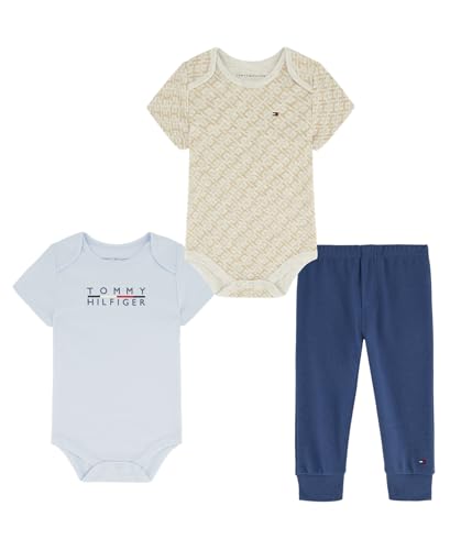 Image of Tommy Hilfiger baby-boys 2 Creeper and Pant Set