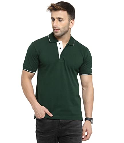 Image of Scott International Men's Cotton Regular Fit Polo T-Shirt