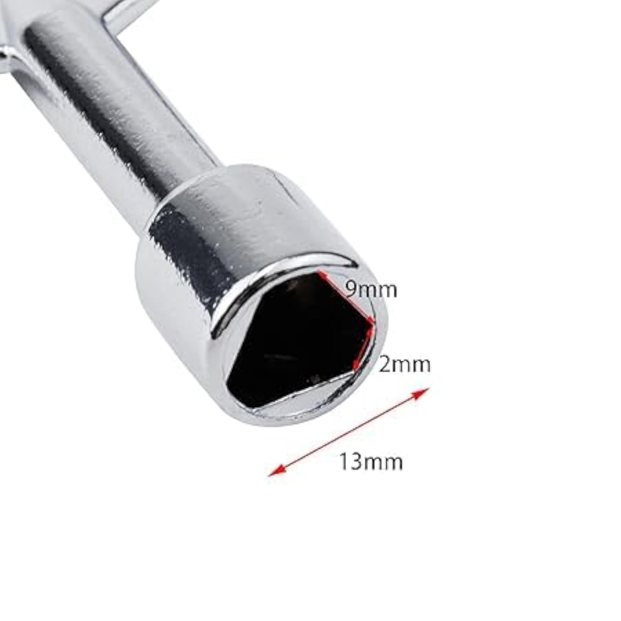 Triangle Socket Spanner Key 2pcs for Triangular Panel Lock Elevator
