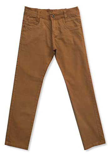 Calça Juvenil Brim Caramelo - Brankis Tamanho:14