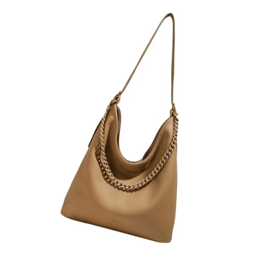 Sac à main esthétique bohème en cuir kaki pour vos sorties
