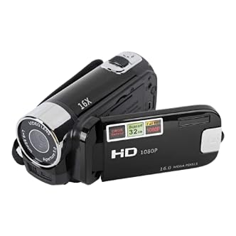 Digital Camera Recorder Full HD 4K 30FPS 48MP 2.7Inch 16X Digital Zoom Vlogging Camera Recorder, with USB Cable (Black)-picture-10