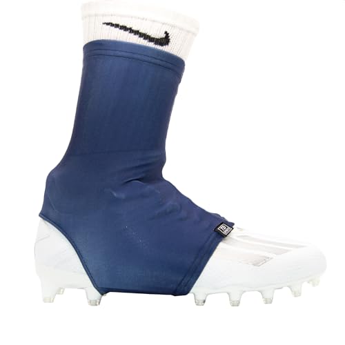 TD Spats mens Cleat Covers Premium Wraps For Football, Soccer, Field Hockey, Turf, Dallas Navy Blue, Large by TD Spats - Used condition - US$12.02